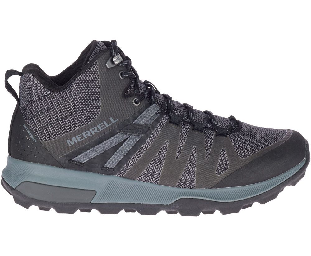 Merrell Vandrestøvler Herre - Zion Fst Mid Waterproof - Sort - SIG859170